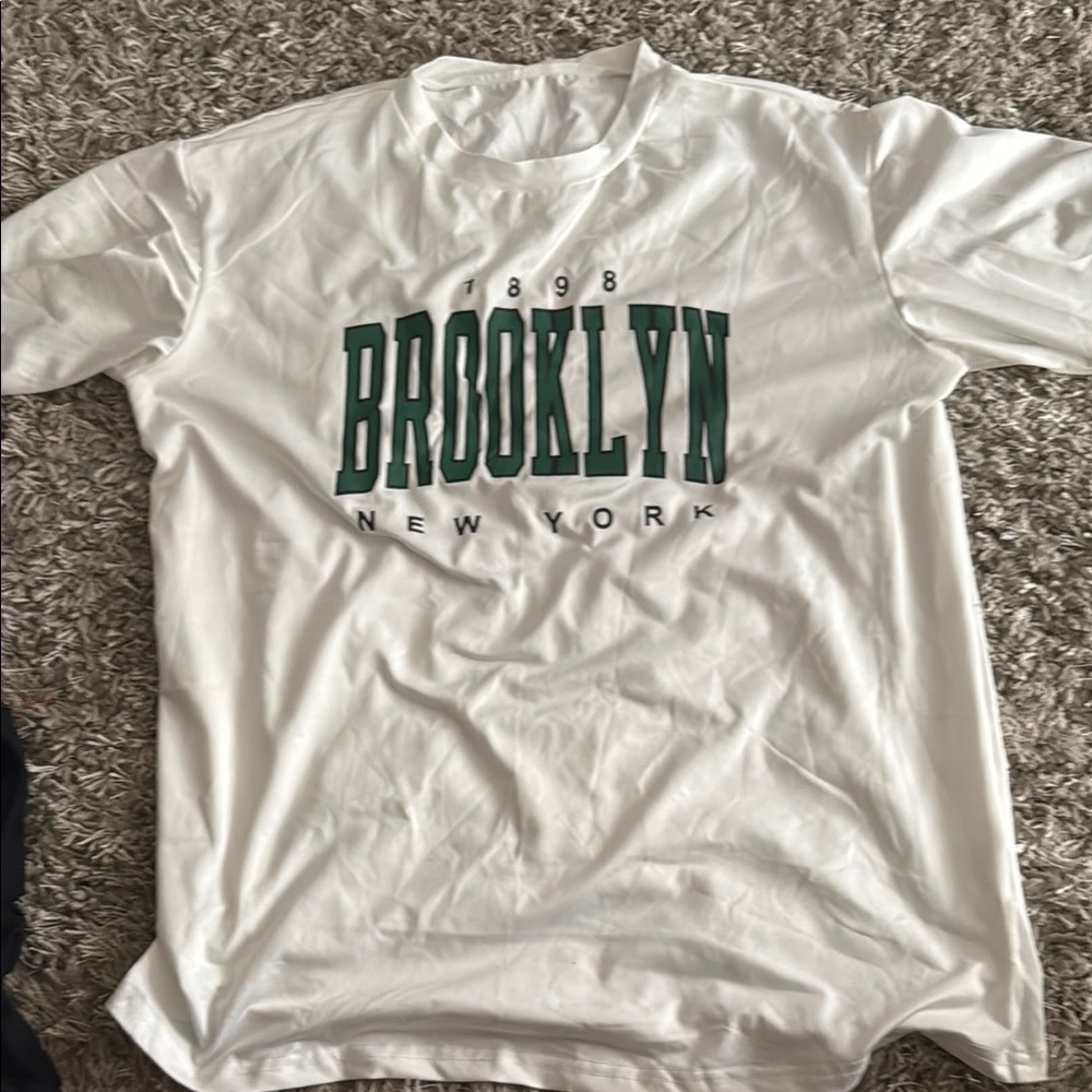 White Brooklyn New York T-Shirt